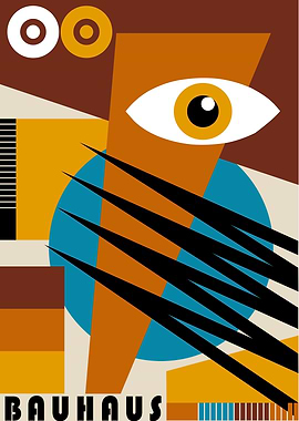 Bauhaus Geometric Abstract Art