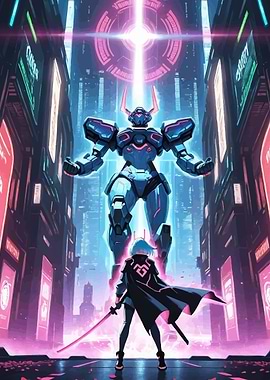 Cyberpunk Mech & Warrior