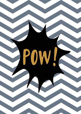 POW! Comic Book Speech Bubble