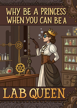 Why Be a Princess When You Can Be a Lab Queen – Steampunk Science