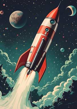 Retro Rocket Launch