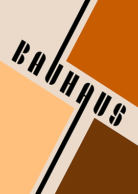 Bauhaus Geometric Art Print