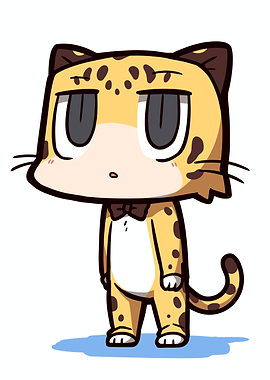 Cute Leopard Cartoon