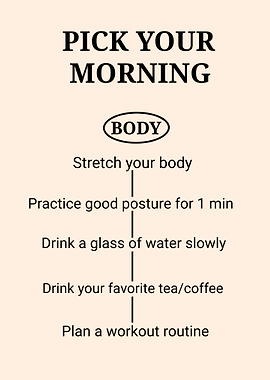 Morning Routine Checklist