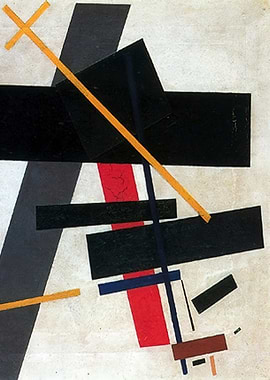 Kazimir Malevich Abstract Geometric Composition