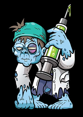 Zombie Doctor with Syringe