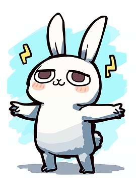 Cute Bunny Illustration