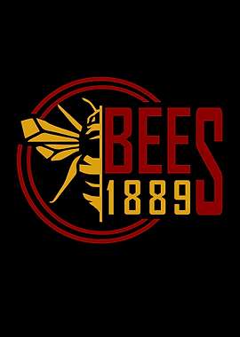 Bees Logo with 1889