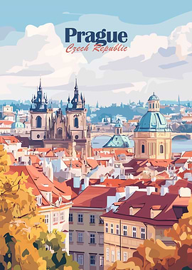 Prague Cityscape