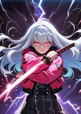 Anime Girl with Katana