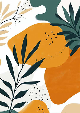 Abstract Floral Art Print