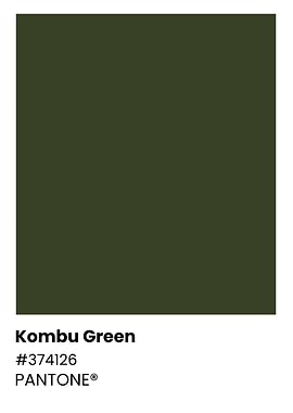Kombu Green Pantone Color