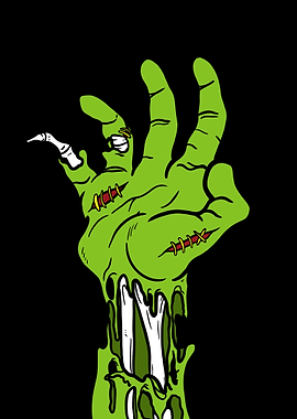 Zombie Hand Illustration