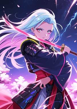 Anime Samurai Girl