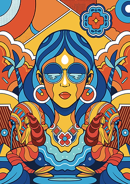 Woman with Water Symbolism