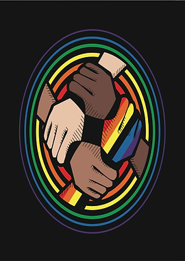 Unity Hands Rainbow
