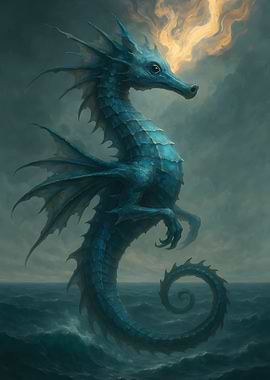 Blue Seahorse Dragon