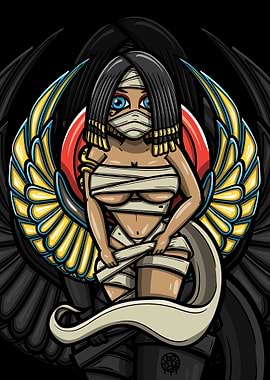 Egyptian Goddess Illustration