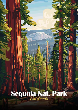 Sequoia National Park Poster