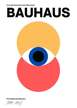 Bauhaus Eye Poster
