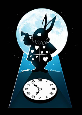 White Rabbit Silhouette