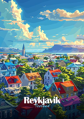Reykjavik Cityscape