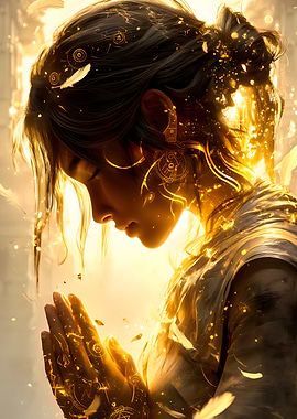 Golden Light & Feathers