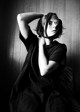 Black and White Portrait of a Woman