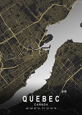 Quebec Silver City Map