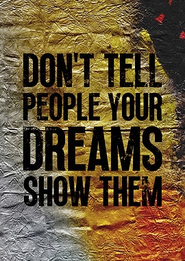 Inspirational Text Art