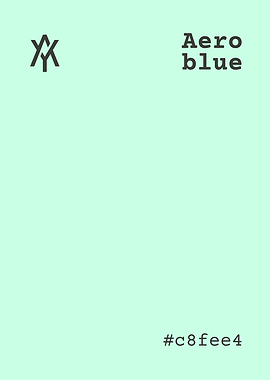 Aero Blue Color Palette