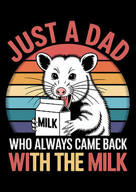 Opossum Dad Milk Meme