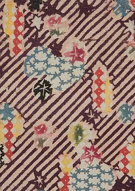 Vintage Japanese Fabric Pattern