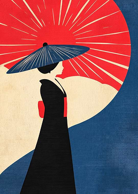 Japanese Woman in Kimono