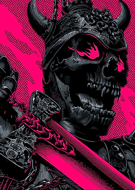 Skull Samurai Warrior