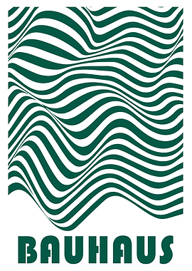 Bauhaus Wave Pattern