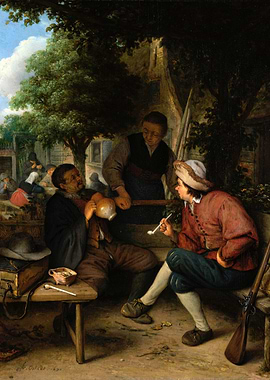 Tavern Scene with Three Figures