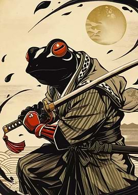 Frog Samurai