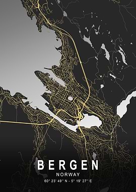 Bergen Silver City Map