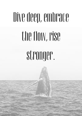 Humpback Whale Inspirational Quote