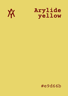 Arylide Yellow Color Chart
