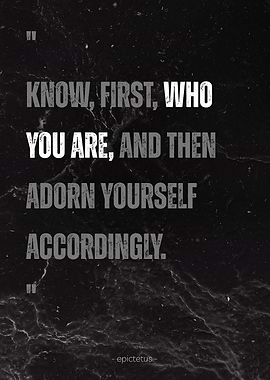 Stoic Epictetus Quote on understanding yourself