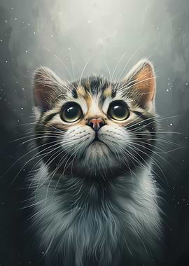 Cute Kitten Portrait