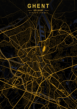 Ghent Silver City Map