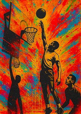 Basketball Dunk Artwork