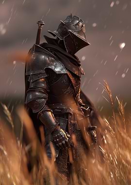 Armored Knight in Field