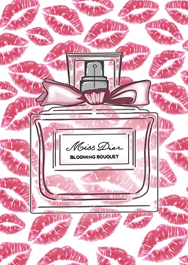 Miss Dior Blooming Bouquet Illustration