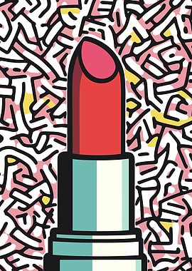 Lipstick Pop Art