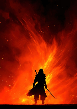 Samurai in Flames