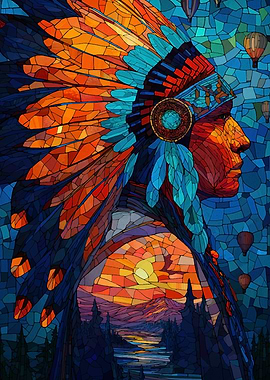 Native American Mosaic Art